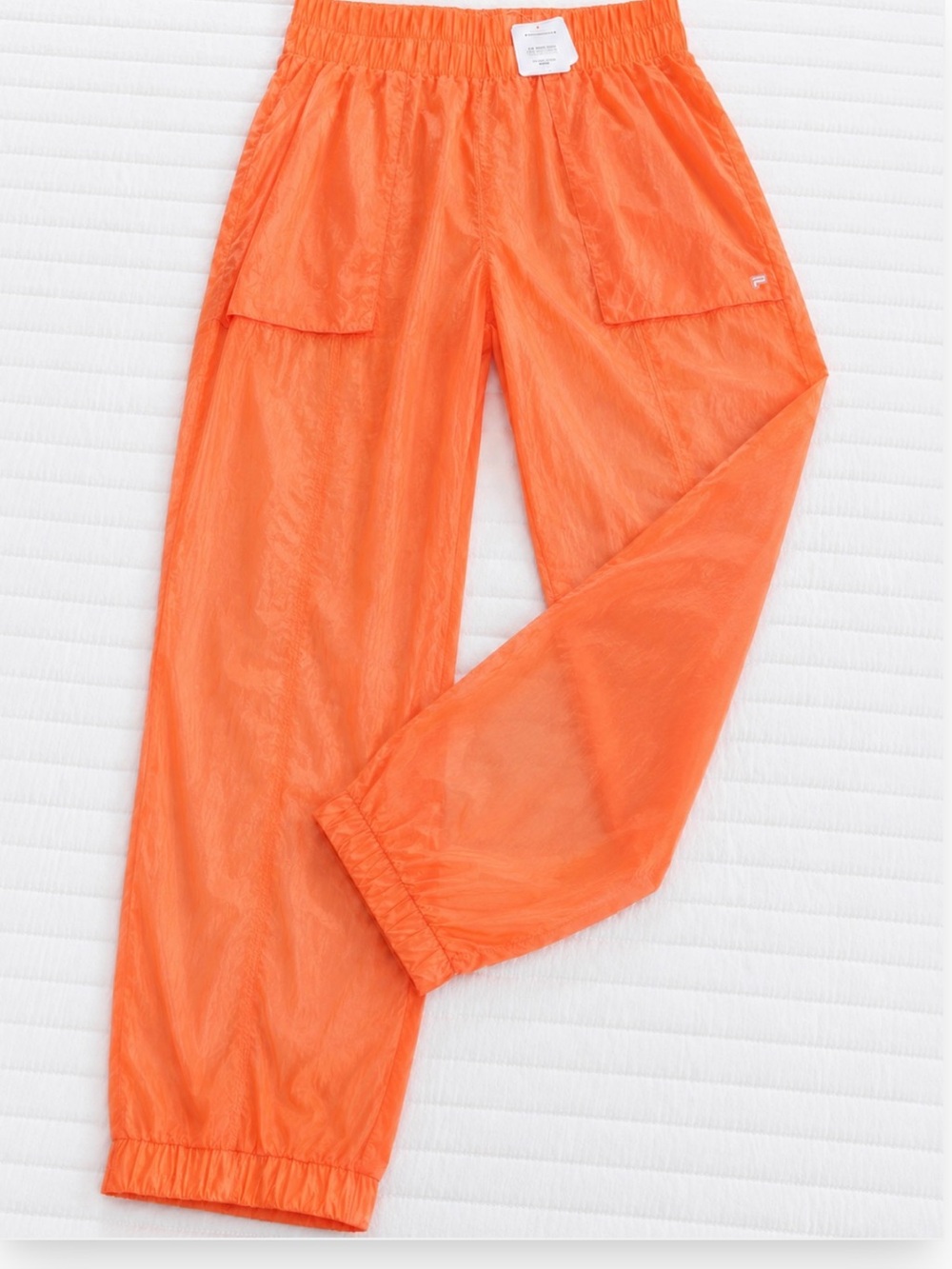 Fabletics Orange Track Pants